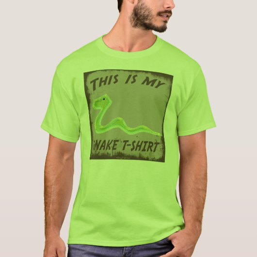これは私のヘビのTシャツです Tシャツ (正面)