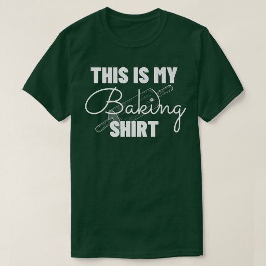これは私のベーキングのシャツおもしろい- Baker Gift 2709 Tシャツ (デザイン正面)