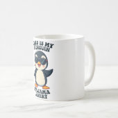これは私のペンギン・パジャマのシャツだ コーヒーマグカップ (正面右)