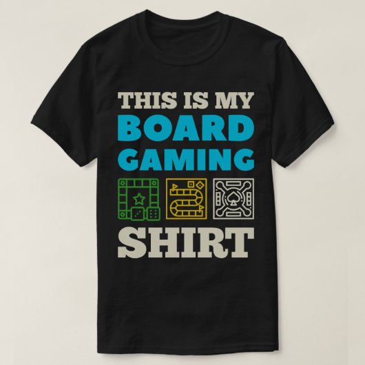 これは私のボードゲームボードゲーム愛好家である Tシャツ (デザイン正面)