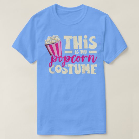 これは私のポップコーン衣装スナック映画ナイトシネム Tシャツ (デザイン正面)