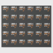 これは私のポールヴォールト陸上競技アスリートスポーツマン ラッピングペーパー (フラット)