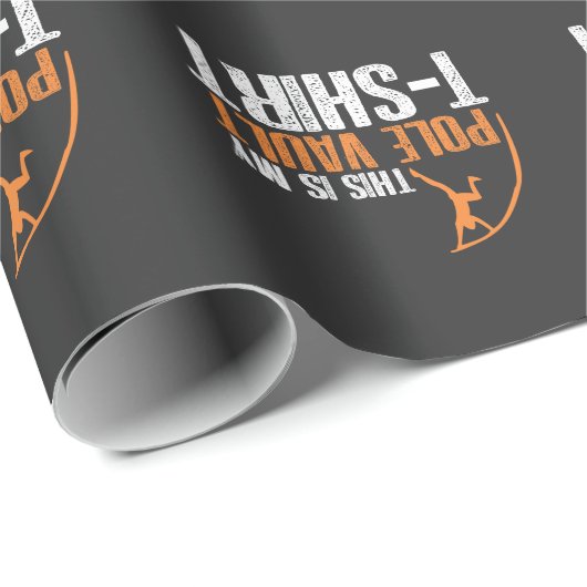 これは私のポールヴォールト陸上競技アスリートスポーツマン ラッピングペーパー (ロールコーナー)