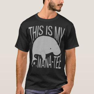 これは私のマナティーかわいいおもしろい海の生き物だ Tシャツ