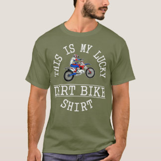 これは私のラッキーダートバイクおもしろいことわざパン Tシャツ