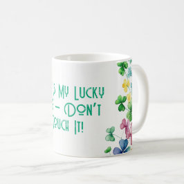 これは私のラッキー・マグカップのカラフル・クローバー離れだ コーヒーマグカップ