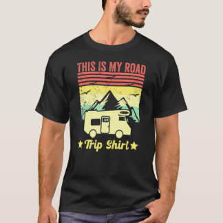 これは私のロードトリップ ヴィンテージ RV キャンピング キャンパー 3 Tシャツ