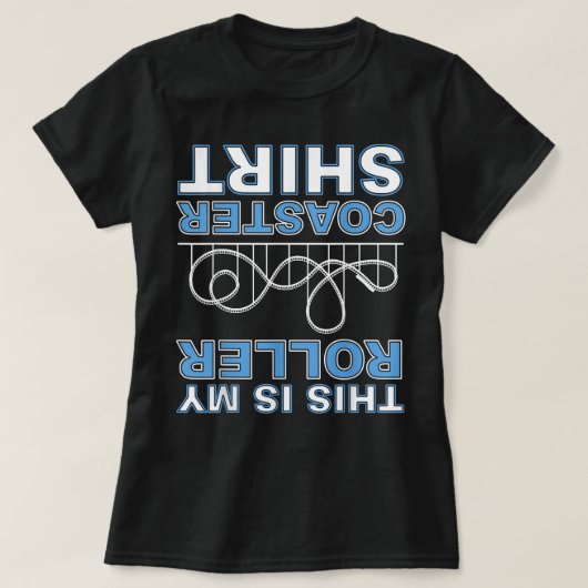 これは私のローラーコースターシャツ遊園地 Tシャツ (デザイン正面)