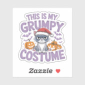 これは私の不機嫌な衣装 – おもしろい大人のためのデザイン シール (シート)