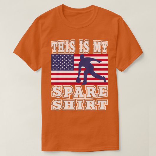 これは私の予備の10ピンボーリング樋またはストライクB Tシャツ (デザイン正面)