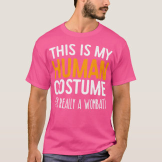 これは私の人間だ本当にウォンバットだ Tシャツ