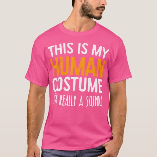 これは私の人間だ私は本当にスカンクだ Tシャツ (正面)