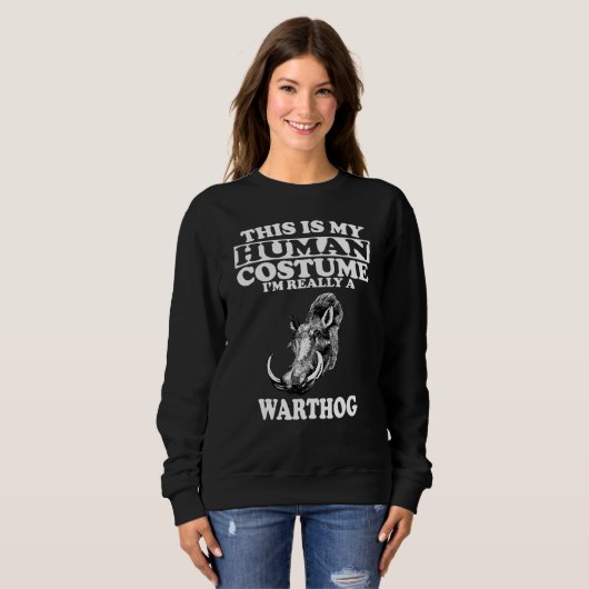 これは私の人間である私は本当にホッグ衣装 スウェットシャツ (正面フル)