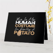 これは私の人間のコスチュームは本当にポテトベジータ カード (黄色い花)