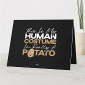 これは私の人間のコスチュームは本当にポテトベジータ カード (裏面)