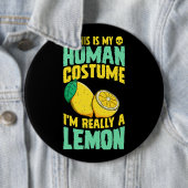 これは私の人間のコスチュームは本当にレモンのハロー 缶バッジ (インサイチュ)