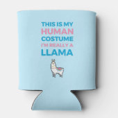 これは私の人間の衣装だ – Llama Edition I 缶クーラー (裏面)