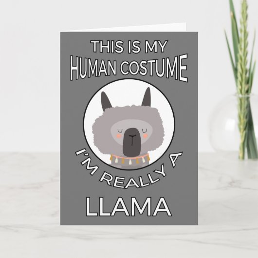 これは私の人間の衣装だ – Llama Edition II カード (正面)