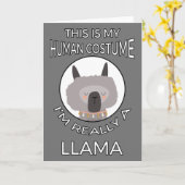 これは私の人間の衣装だ – Llama Edition II カード (黄色い花)