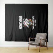 これは私の人間の衣装である私は本当にユニコーンのファン タペストリー (インサイチュ(横))