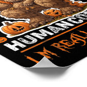 これは私の人間の衣装です面白いハロウィーンの衣装M ポスター (角)