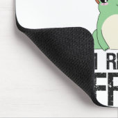 これは私の人間の衣装で私は本当にカエルおもしろい マウスパッド (コーナー)