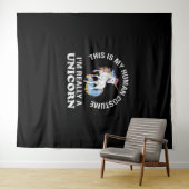 これは私の人間の衣装で私は本当にユニコーンのホール タペストリー (インサイチュ(横))