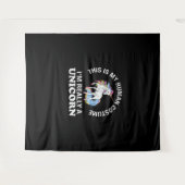 これは私の人間の衣装で私は本当にユニコーンのホール タペストリー (正面(横))