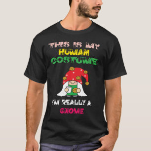 これは私の人間の衣装で私は本当に格言好きだ Tシャツ