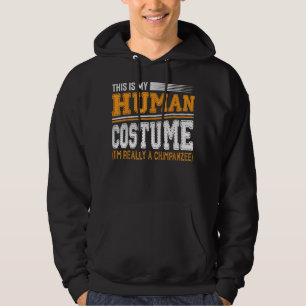 これは私の人間の衣装は本当にチンパンジー風だ パーカ