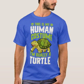 これは私の人間の衣装は本当に亀の毛だ Tシャツ
