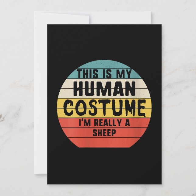 これは私の人間の衣装は本当に羊の贈り物だ (正面)