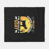 これは私の人間の衣装ヤギのプレゼントだ フリースブランケット (正面(横))