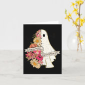 これは私の人間コスプレです 本当はナメクジなんです メンズ レディース カード (黄色い花)