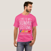 これは私の人間ボクサー犬だ Tシャツ (正面フル)