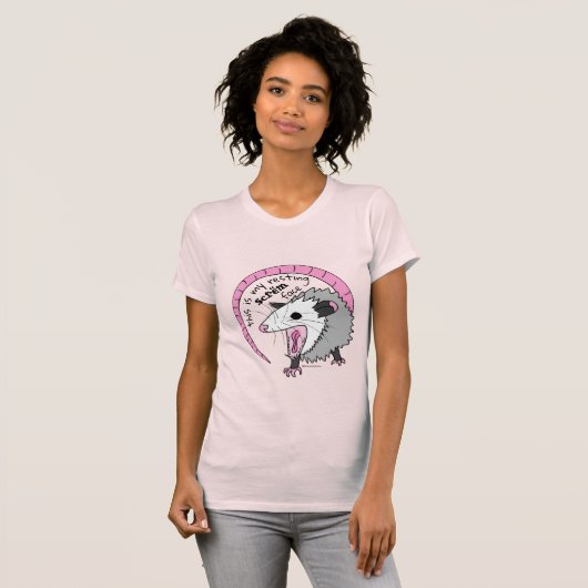 これは私の休息の叫びの顔の明るい色です Tシャツ (正面フル)