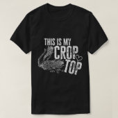 これは私の作物のトップのおもしろいトウモロコシ愛好家 Tシャツ (デザイン正面)