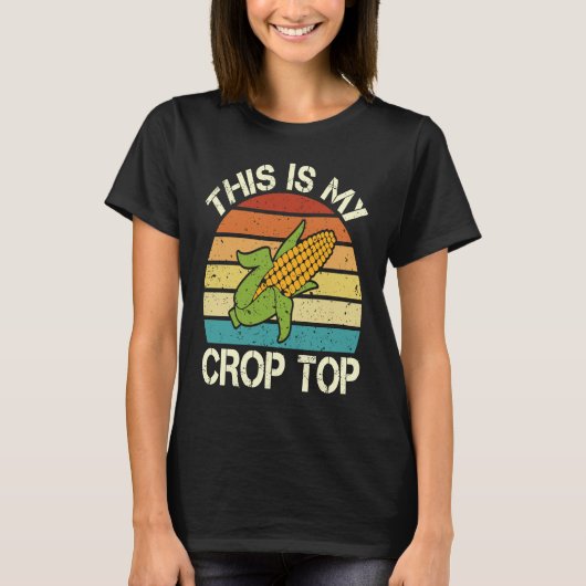 これは私の作物のトップ甘いトウモロコシの農家コーン Tシャツ (正面)