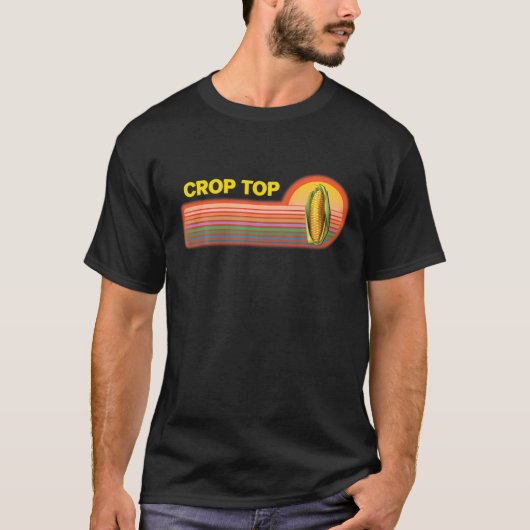 これは私の作物トップ農家おもしろい農業コーンフィールド Tシャツ (正面)