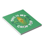 これは私の作物トップ農家おもしろい農業コーンラブ ノートパッド (アングル)