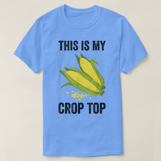 これは私の作物トップ農家おもしろい農業コーンラブ Tシャツ (デザイン正面)