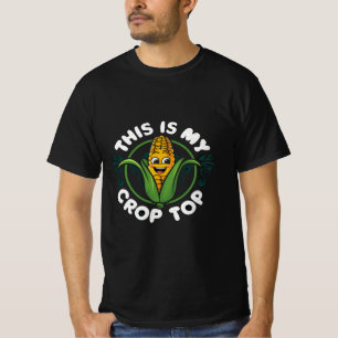これは私の作物トップ農家おもしろい農業コーンラブ Tシャツ