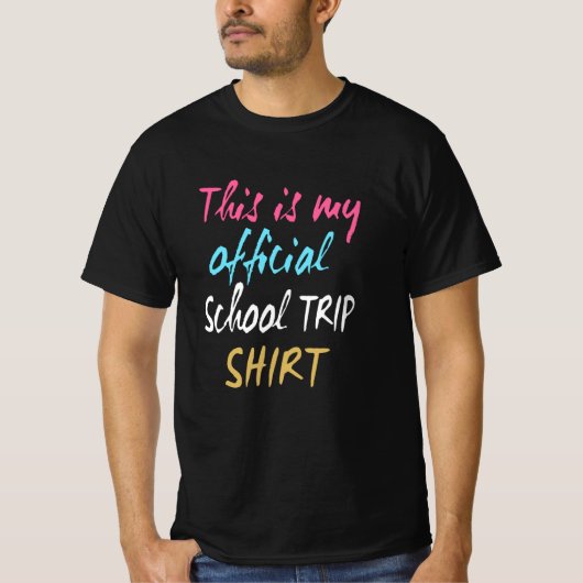 これは私の公式通学用シャツだ Tシャツ (正面)