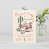 これは私の初めてのロデオカウガール誕生日ではない 招待状 (スタンド正面)