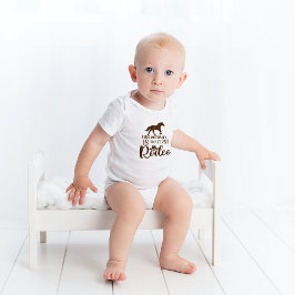 これは私の初めてのロデオ西部馬 ベビーボディスーツ