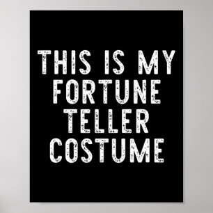 これは私の占い師ハロウィーンの衣装の怠惰Eである ポスター