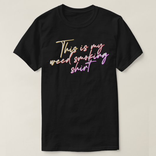 これは私の喫煙シャツ1 Tシャツ (デザイン正面)