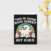 これは私の子供のゴーストについてのちょっとのろいめいたやばいシートだよ カード (黄色い花)