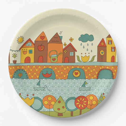 これは私の家だ ペーパープレート (正面)