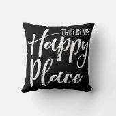 これは私の幸せな場所です クッション (裏面)